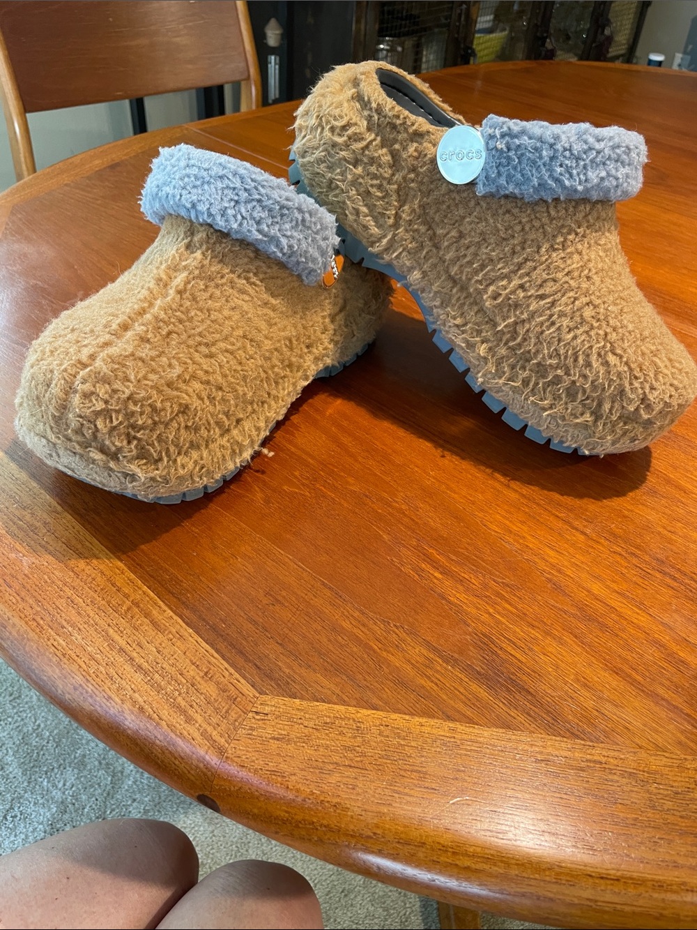 Crocs x Lil Nas Mega Crush fuzzy platform clogs